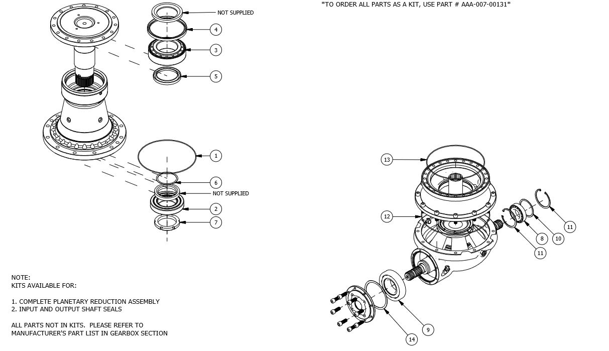 Sprockets Gearbox And Chain TMR Feeder Mixer