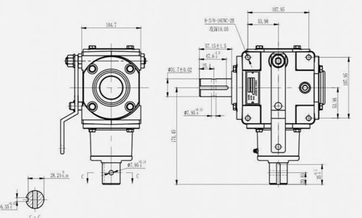 Agricultural Gearbox Grain Conveyor Gearbox