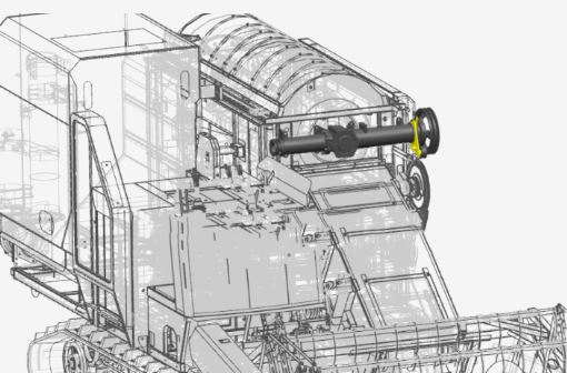 Grain Harvester Reversing Gearbox