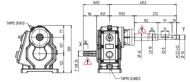 Pesticide Sprayer Gearbox