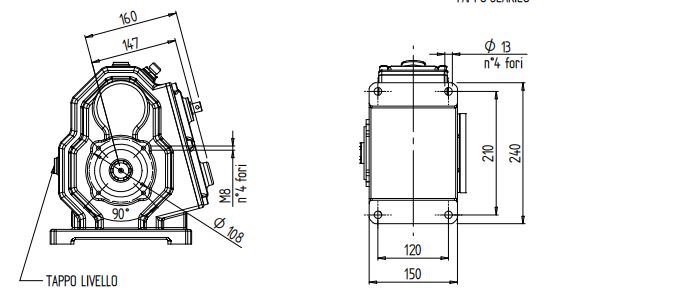 Pesticide Sprayer Gearbox