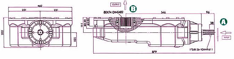 Gearbox For Concrete Mixers