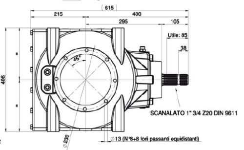 Gearbox For Snow Tillers