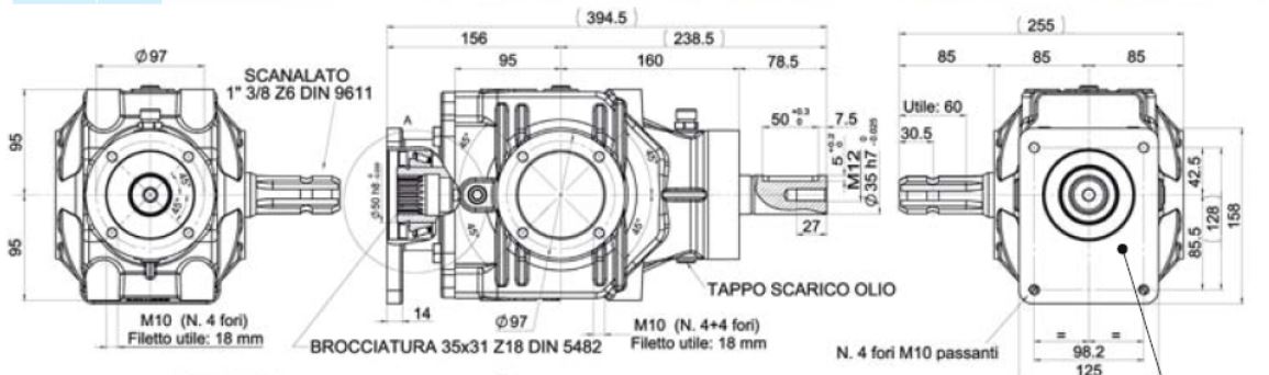 Gearbox For Circular Saw And Belt Saws