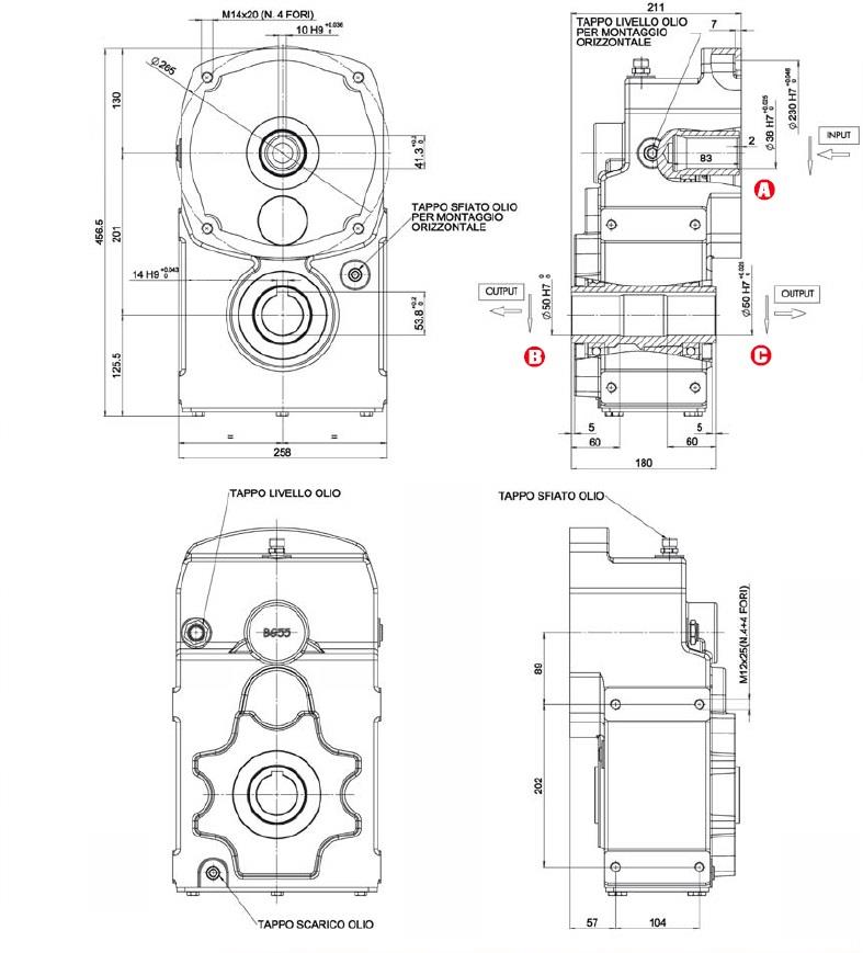 Bevel Gearbox For Biogas Energy Generator Plant