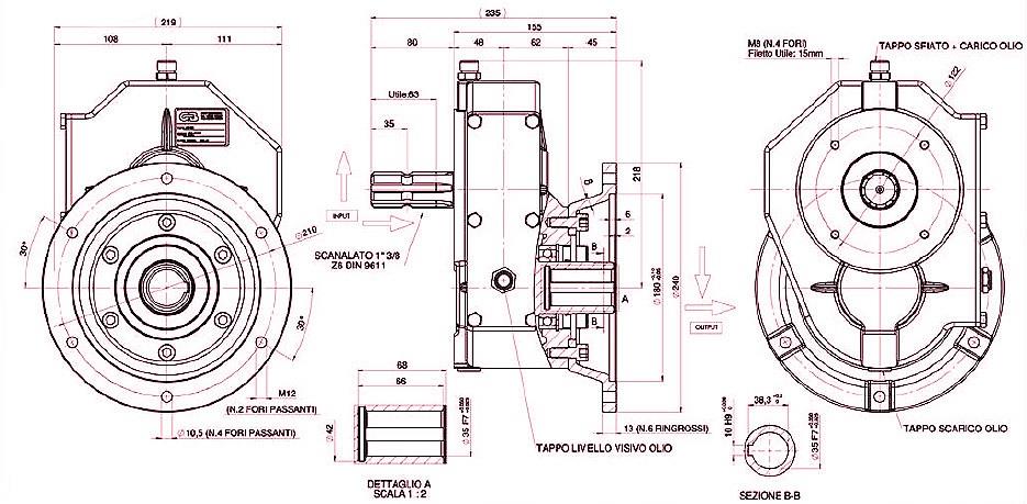 Agricultural Gearbox For Harvest Fruits