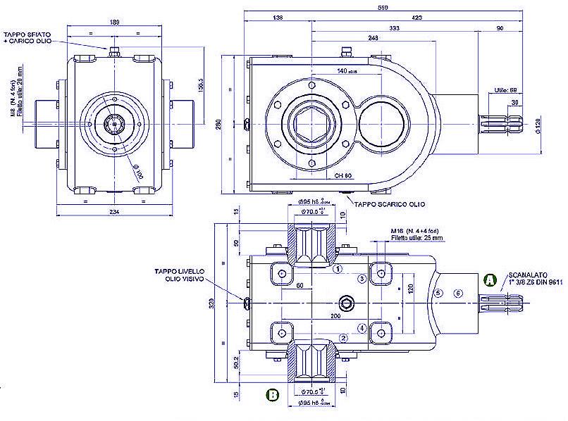 Gearboxes For Silo Distributors System