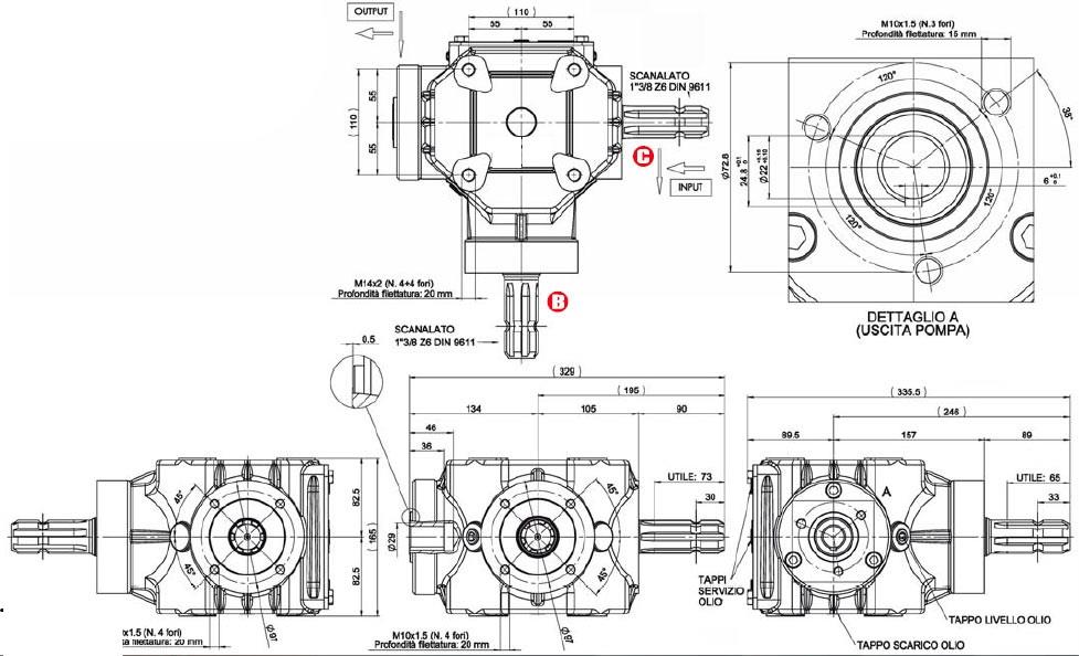 Gearbox For Rotary Cultivators