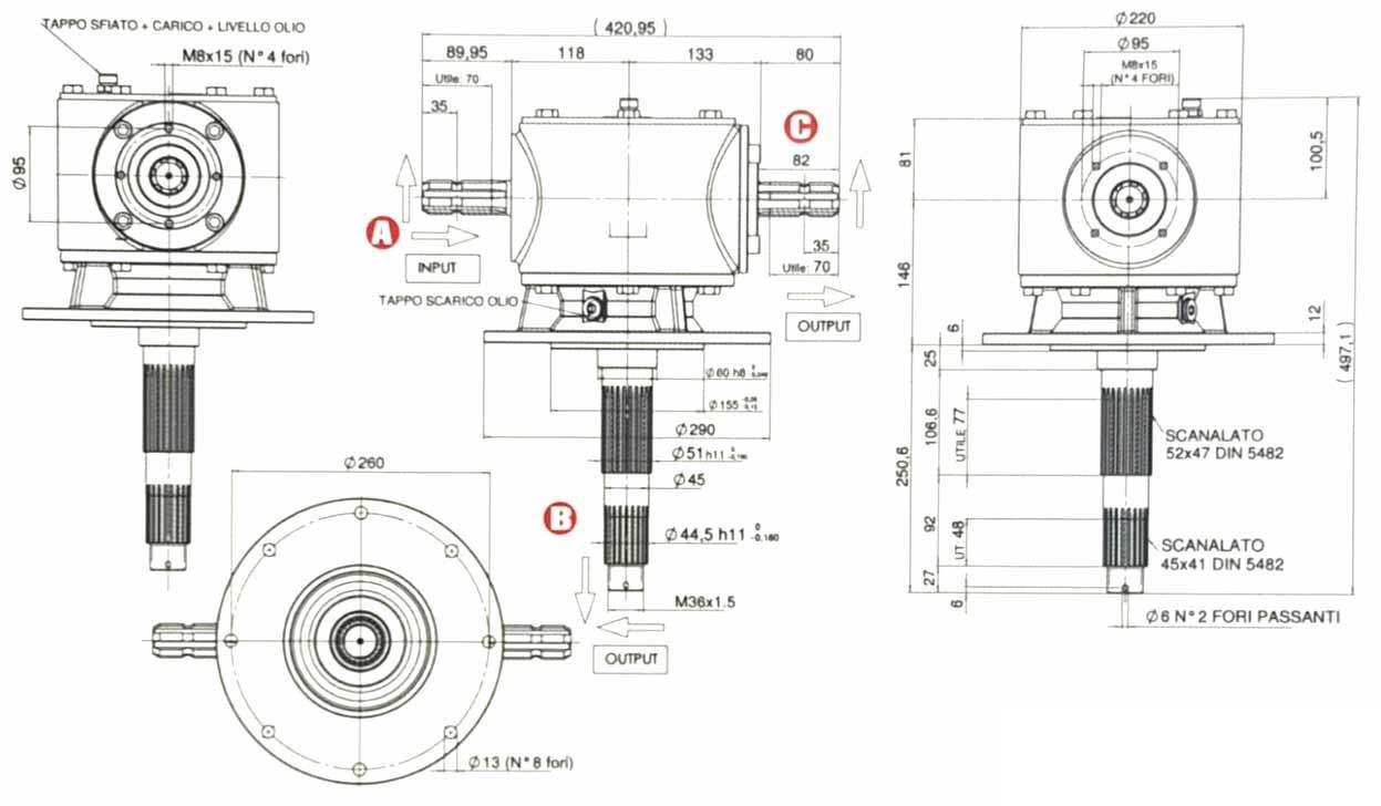 Rotary Harrows Gearbox
