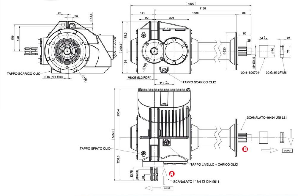 Rotary Harrows Gearbox