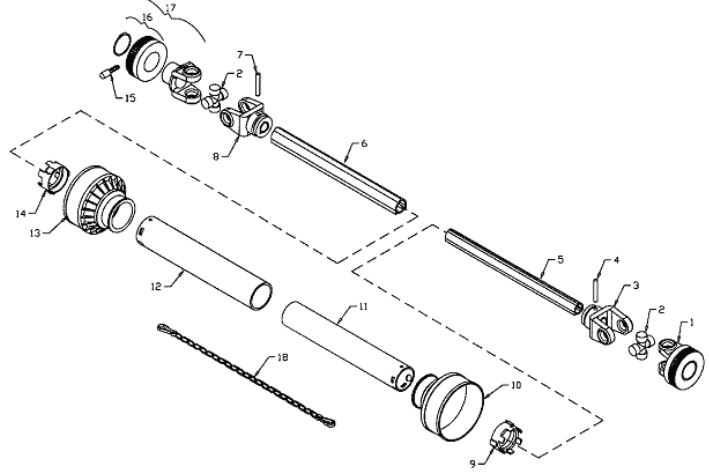 FERTILIZER SPREADERS PTO SHAFT AND GEARBOXES