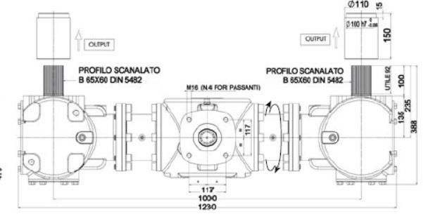 Pto Drive Shaft & Gearbox For Manure Spreaders