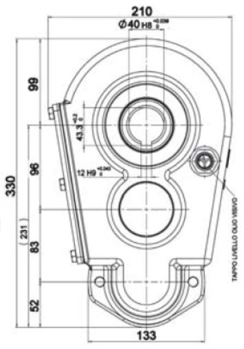 Pto Drive Shaft & Gearbox For Manure Spreaders