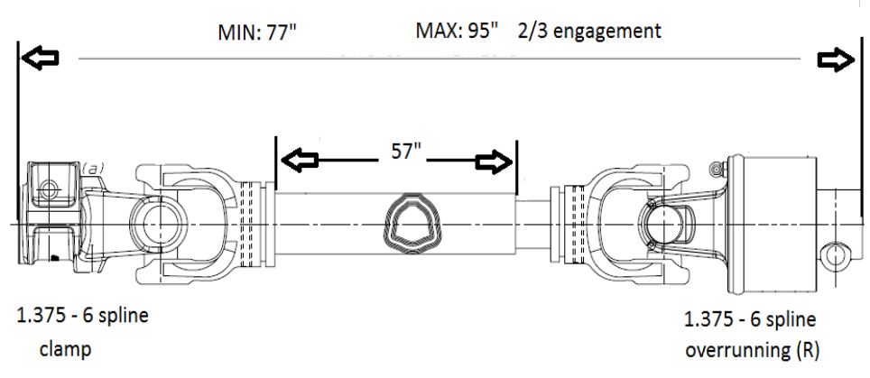 Pto Shaft & Gearbox For Vineyard Sprayer