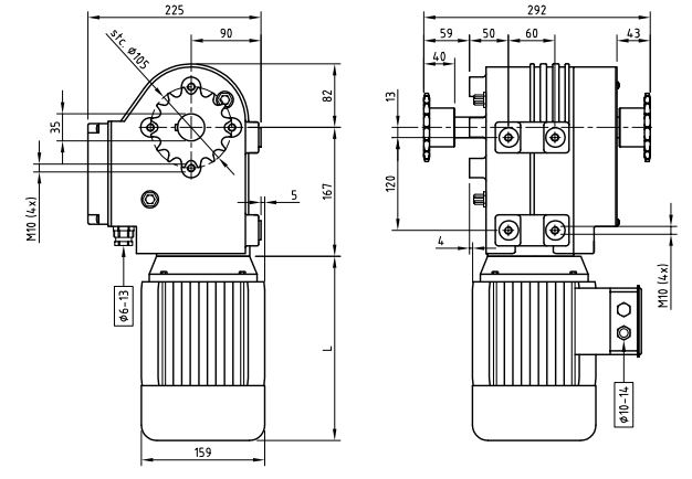 Motor Gearboxes For Hoisting Systems Of Greenhouse
