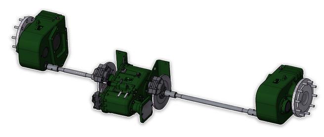 Gearbox And Axles For Agricultural Equipment