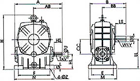 Worm Reducer Gearbox