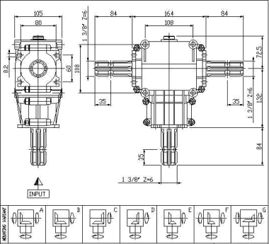 Agricultural Pto Gearbox