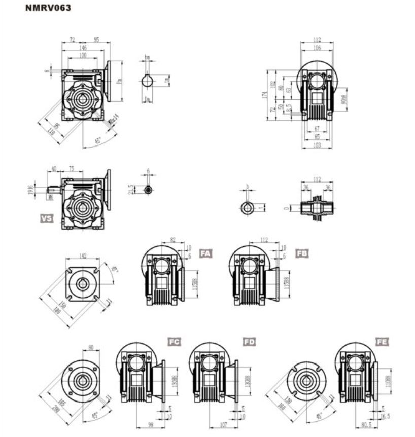 Nmrv063 Gearbox
