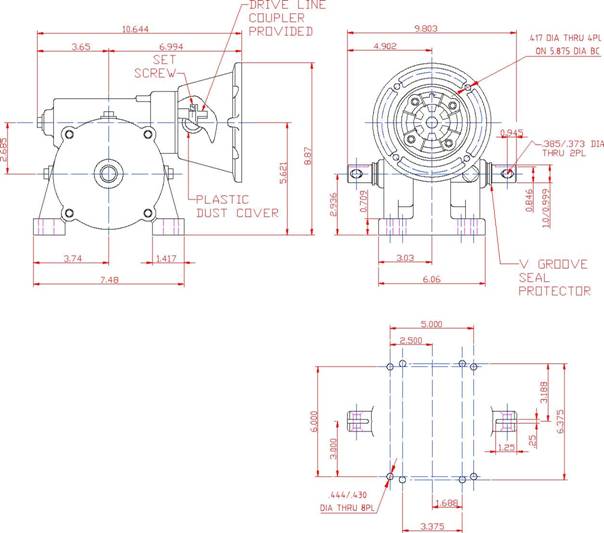 Irrigation Gearbox