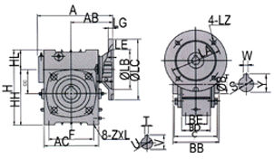 Worm Gear Gearbox