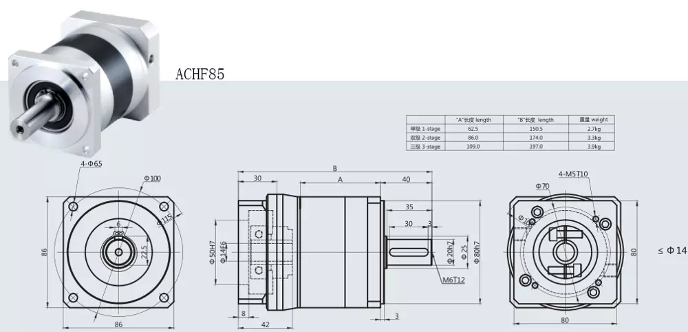 Nema Planetary Gearbox