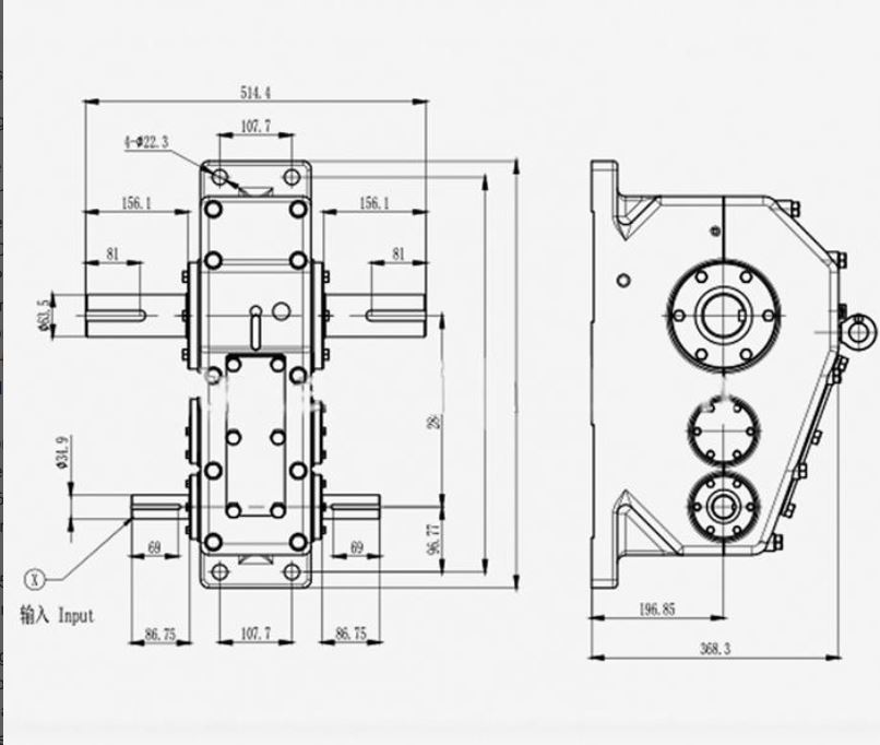 Oil-pump-gearbox