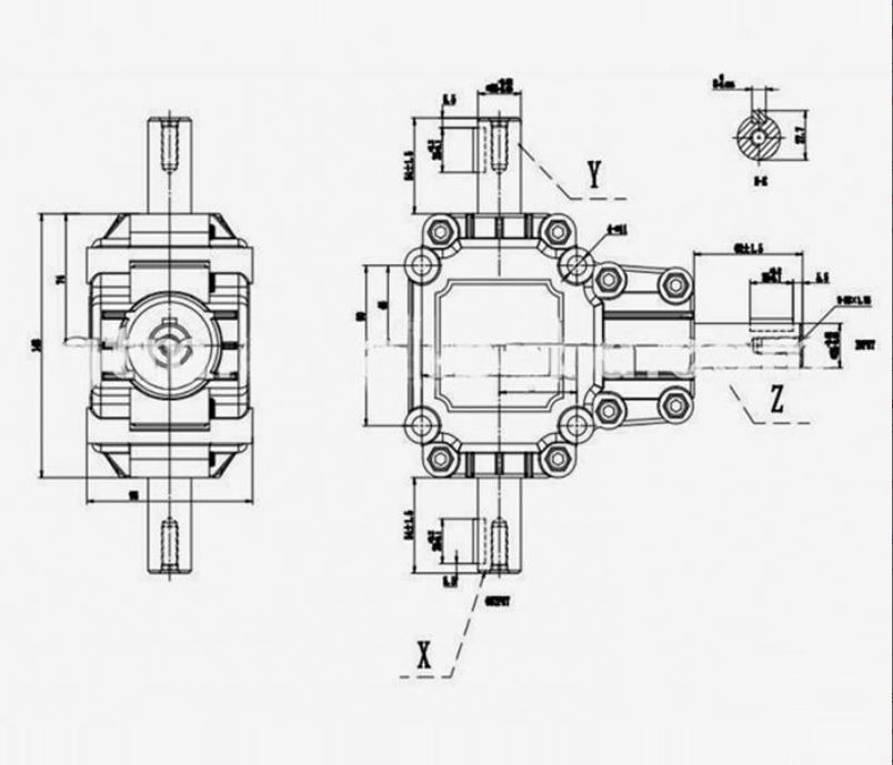 Fertilizer Spreader Gearbox