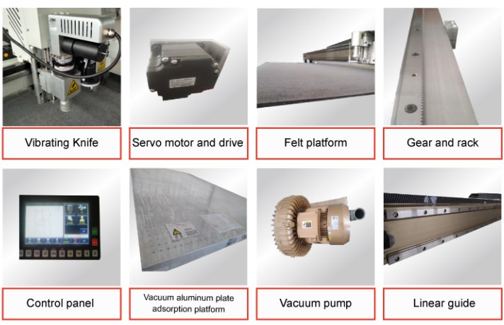 Auto Position Large Vision CCD Camera Cnc Co2 Laser Fabric Cutter Fabric Cutting Machine Cloth Label Auto Feeding Double Axis