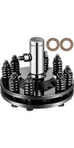 1 3/8" Smooth Round Ends Friction Carburized Steel Tractor Adjustable Rotary Cutter Clutch      for PTO Shaft