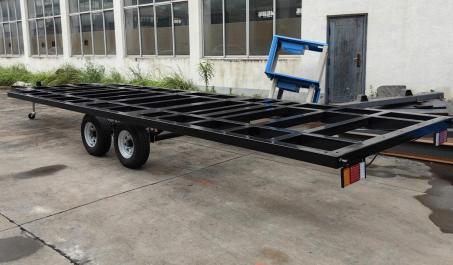 4 Wheeled 4000kg Load Travel Trailer for Camping & Travel for Shipping Containers and RVs