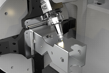 EP 8KW Laser Pipe Cutting Machines Three Chuck Big Diameter H Beam Carbon Steel Cnc Tube Laser Cut Machine