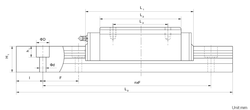Wholesale High Quality Linear Guid LG-ZL Dimenson Linear Ball Screw of Linear Guideway