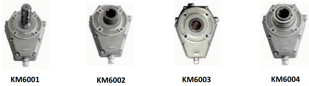 KM6003 Series Gear Pump Gearbox PTO Speed Increaser Aluminium Multiplier for Tractor Hydraulic Pump