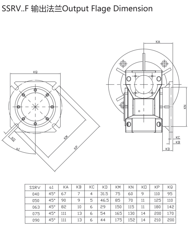 Corrosion Resistant SSRV050 Stainless Steel Gear Wheel Reduction Motor Drive Speed Reducer Worm Gearbox