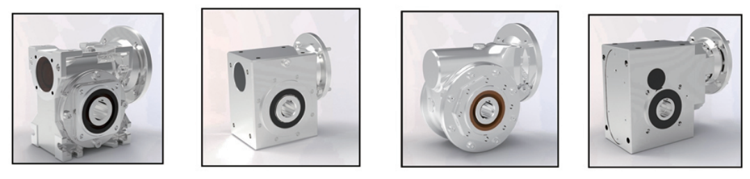 SSKM063 Corrosion Resistant 304 Stainless Steel Hypoid Gear Gearbox Reducer
