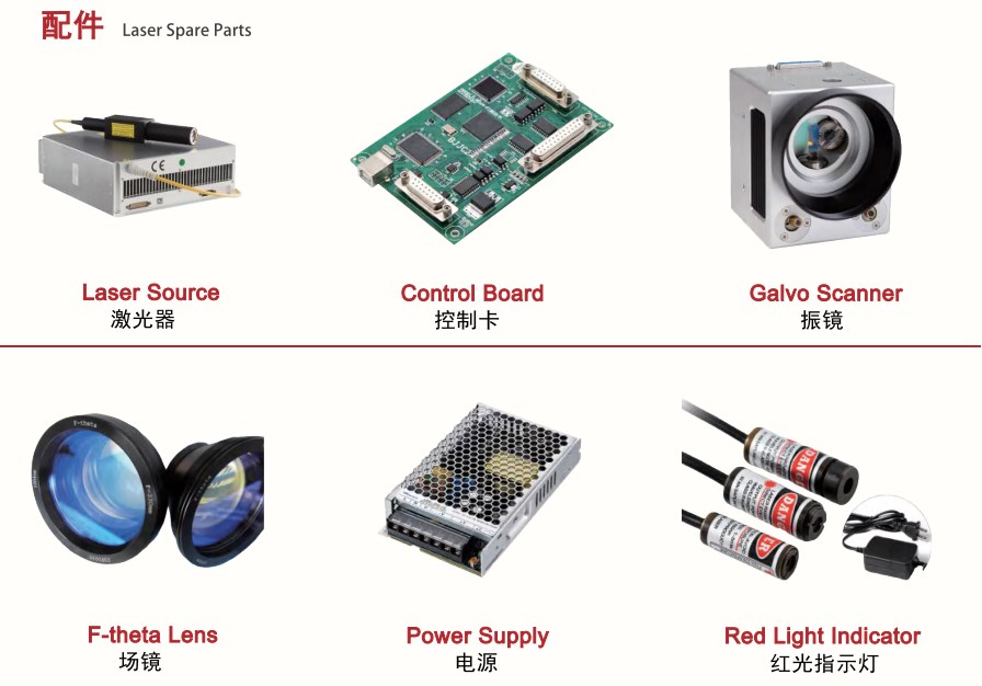 Professional Manufacturer 100W 3D Dynamic Glass Tube CO2 Laser Marker