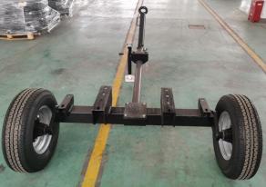 2 Tons Load Torque Shock Absorber 2-Wheel Rear Axle with Brake for Car Trailers