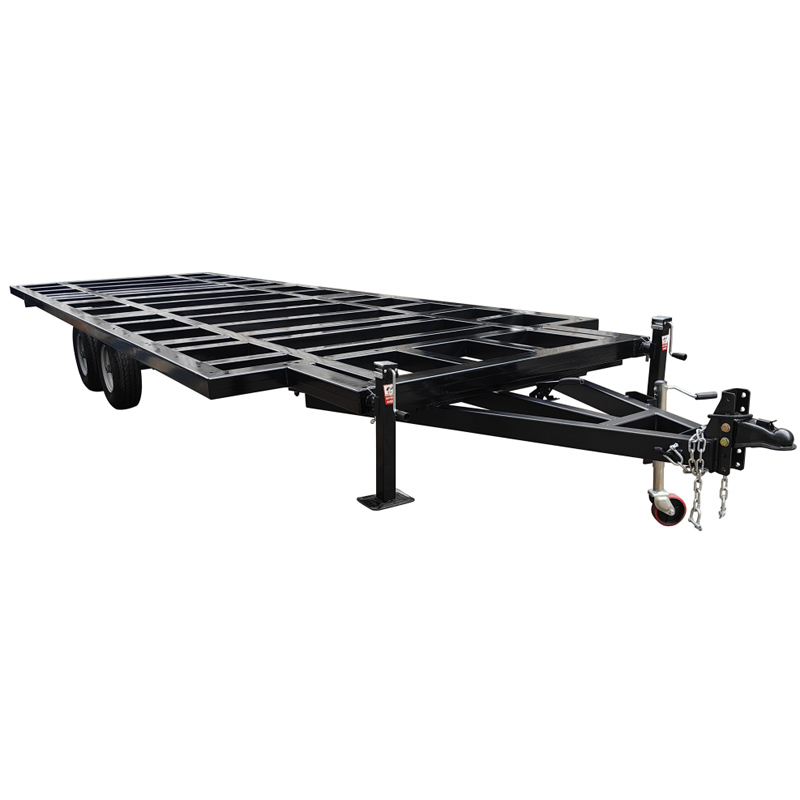 4 Wheeled 4000kg Load Travel Trailer for Camping & Travel for Shipping Containers and RVs