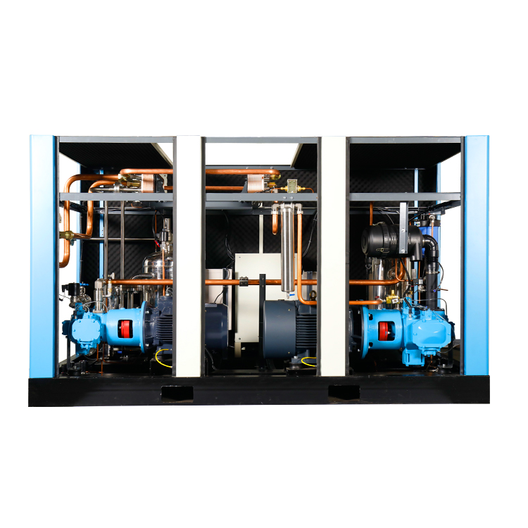 Mini Electric Portable 11KW 15HP 15bar~16bar 4 in 1 Rotary Screw Air Compressors with Air Dryer for Fiber Laser Cutting Machine