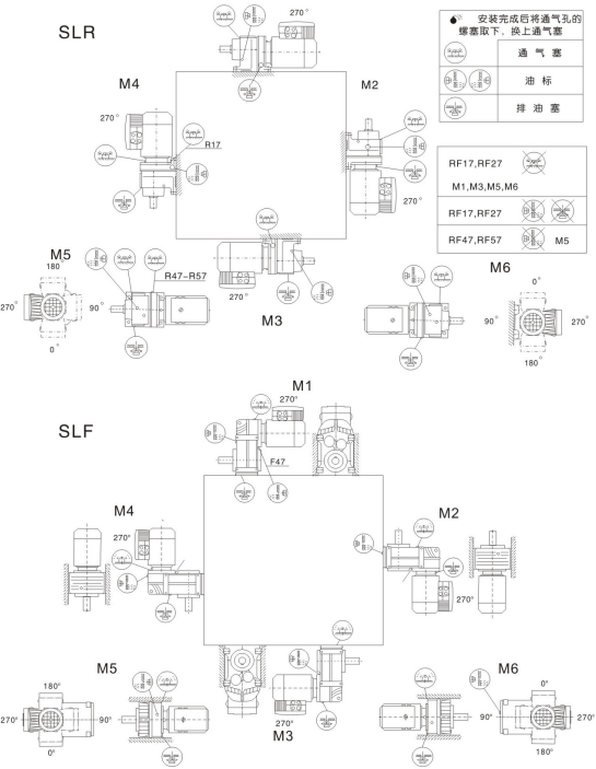 F Series Differential Gearbox Drive Reduction Gear Box in Line Reverse Gearbox Manual Transmission Power Transmission