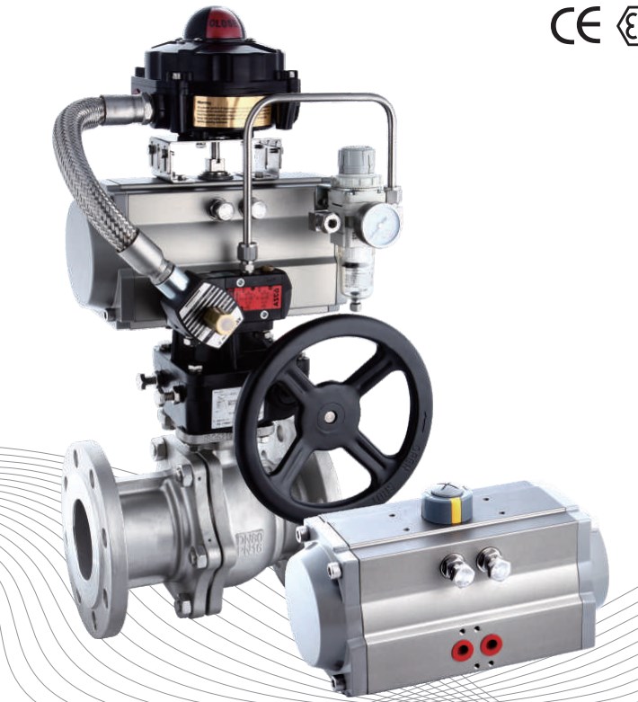 Professional Manufacturer Stainless Steel Neumatic Actuator Pvc Pneumatic Ball Valve for Valve Gearboxes