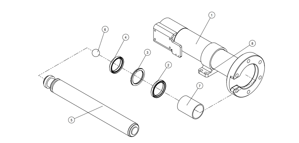 HZPT Custom Made Hydraulic Cylinder for Industrial Vehicle/forklift Lift Hydraulic Lifting Cylinder