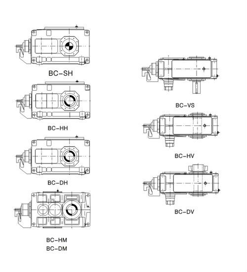 BC Series Speed-up Gearbox for Wind Turbine Generator