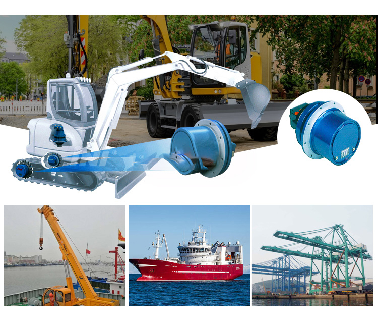 Tractor With Forestry Crane Hydraulic Motor Underwater Hydraulic Motor