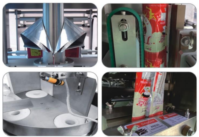 HL520 Vertical Automatic Packaging Machine for Milk Powder Starch Seasoning 15-70bags/min Filling Slitting for Plastic Commodity