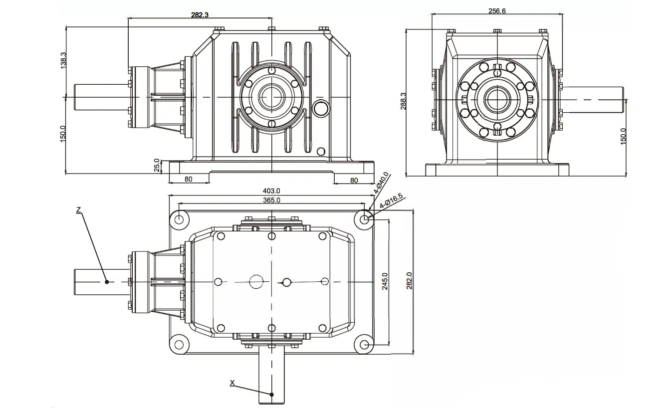 Safe Large Small Round Straw Hay Square Balers Gearbox for Agricultural Machine Square Balers Hay Rakes Round Straw Balers