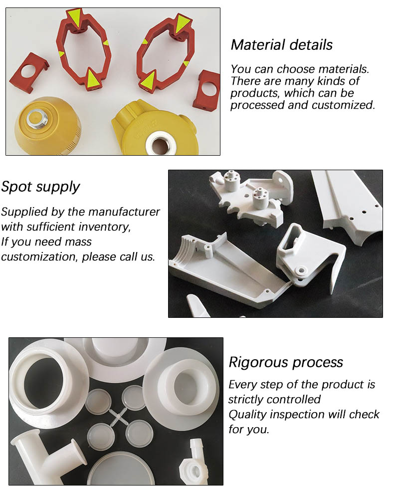 Injection Nylon Plastic Parts Mechanical  Polypropylene ABS Polymer Special-shaped Parts
