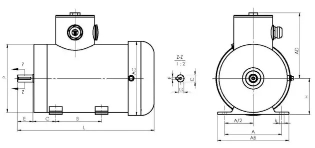 Promotional Various B3 Foot Mounted TEFC IEC Stainless Steel Motor for Food Processing Plant