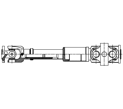 Front Driveshaft (Prop Shaft), OE #37140-35030, 3714035030 Standard for TOYOTA HILUX 4X4, OEM / ODM